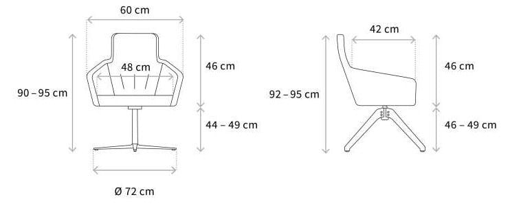 Спицевое вращающееся кресло Wagner W-Cube ARCH-00083012 - Вид №4