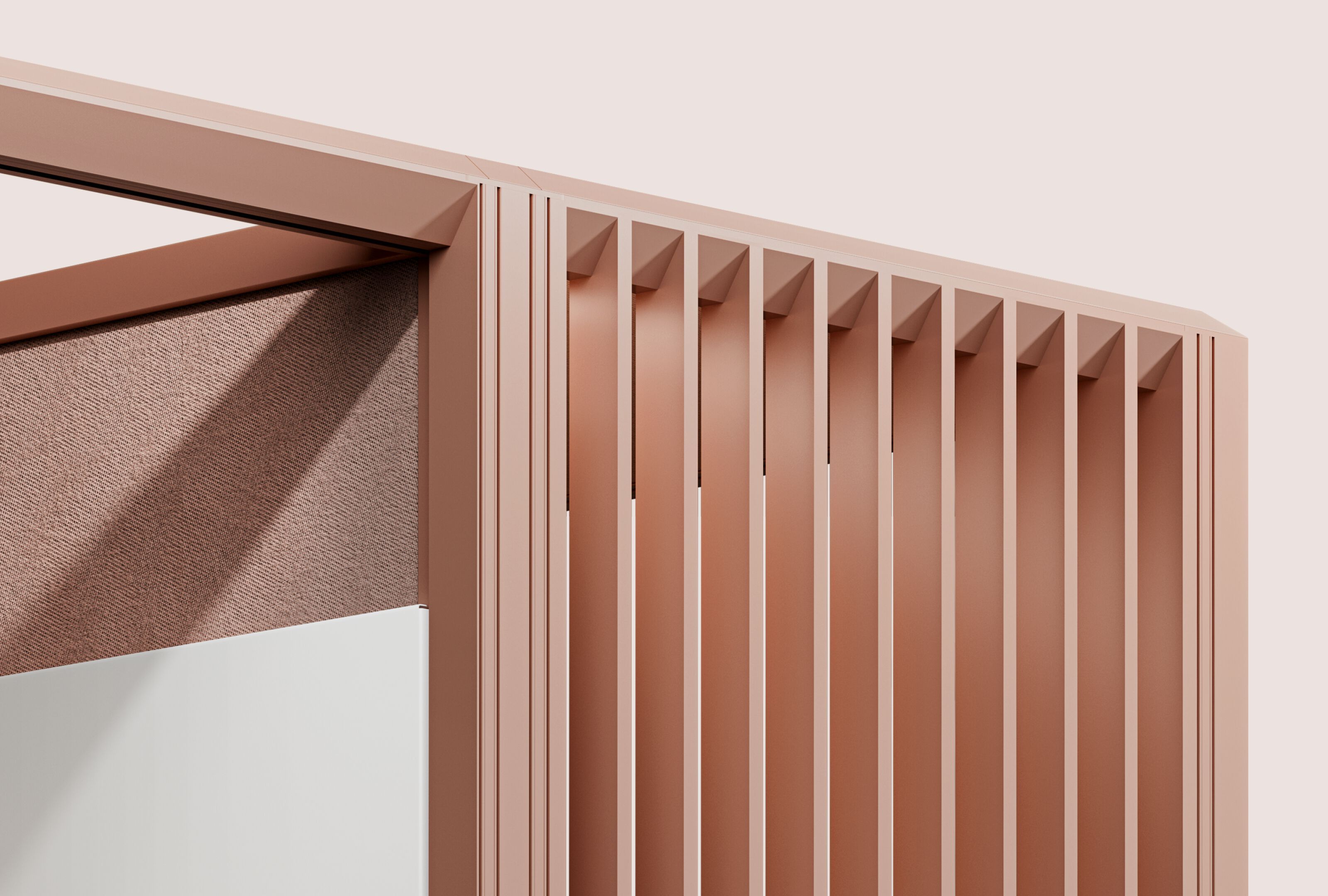 Алюминиевый и стеклянный офисный остров для кофе-брейка Mute Modular ARCH-00141087 - Вид №2