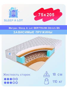91181960 Матрас Bertrann Ditrich BS 75x205 см зависимый пружинный блок STLM-0511831 SLEEP A LOT