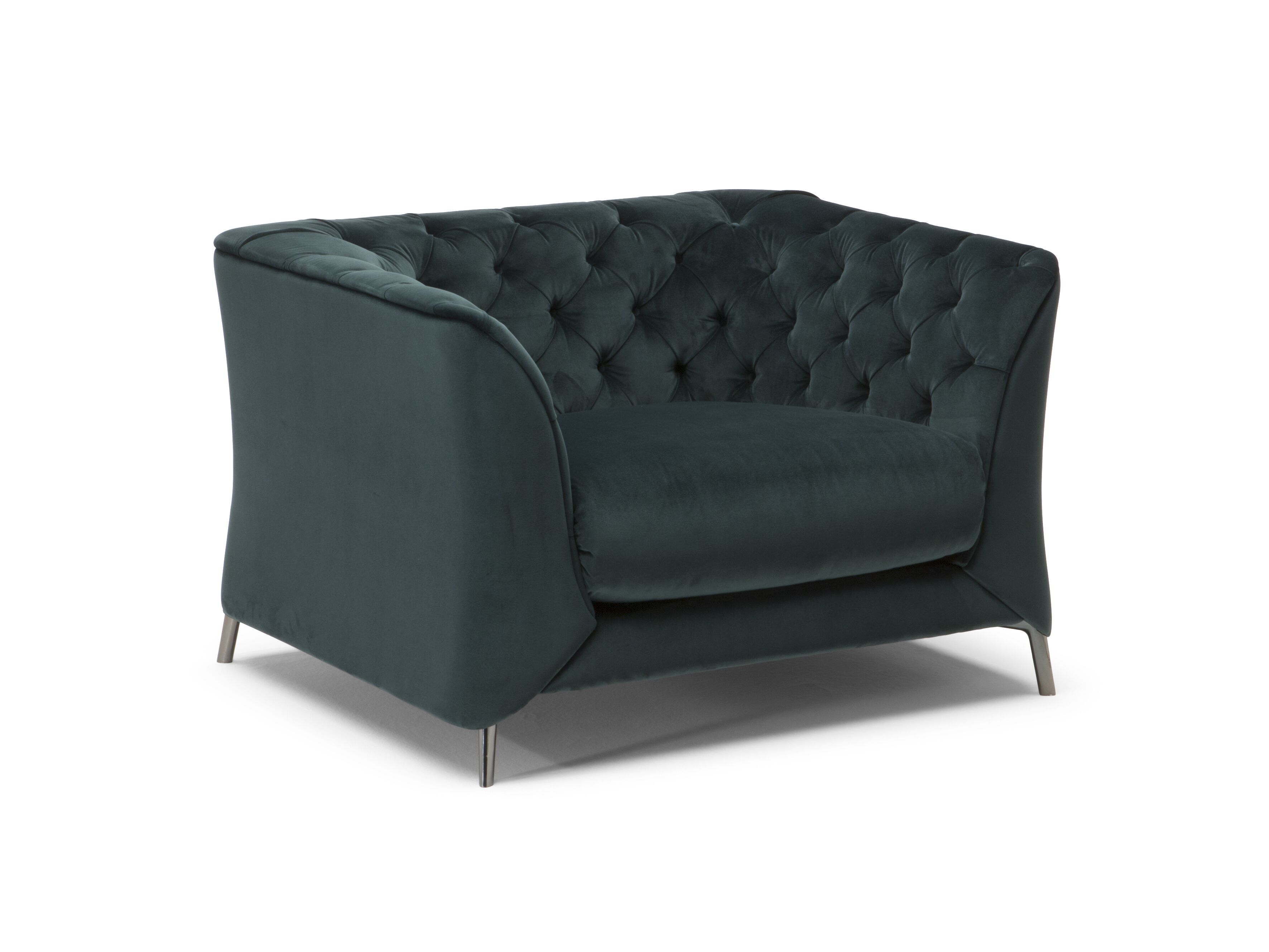 Капитонное кресло с подлокотниками Natuzzi Italia La scala ARCH-00085366 - Вид №1