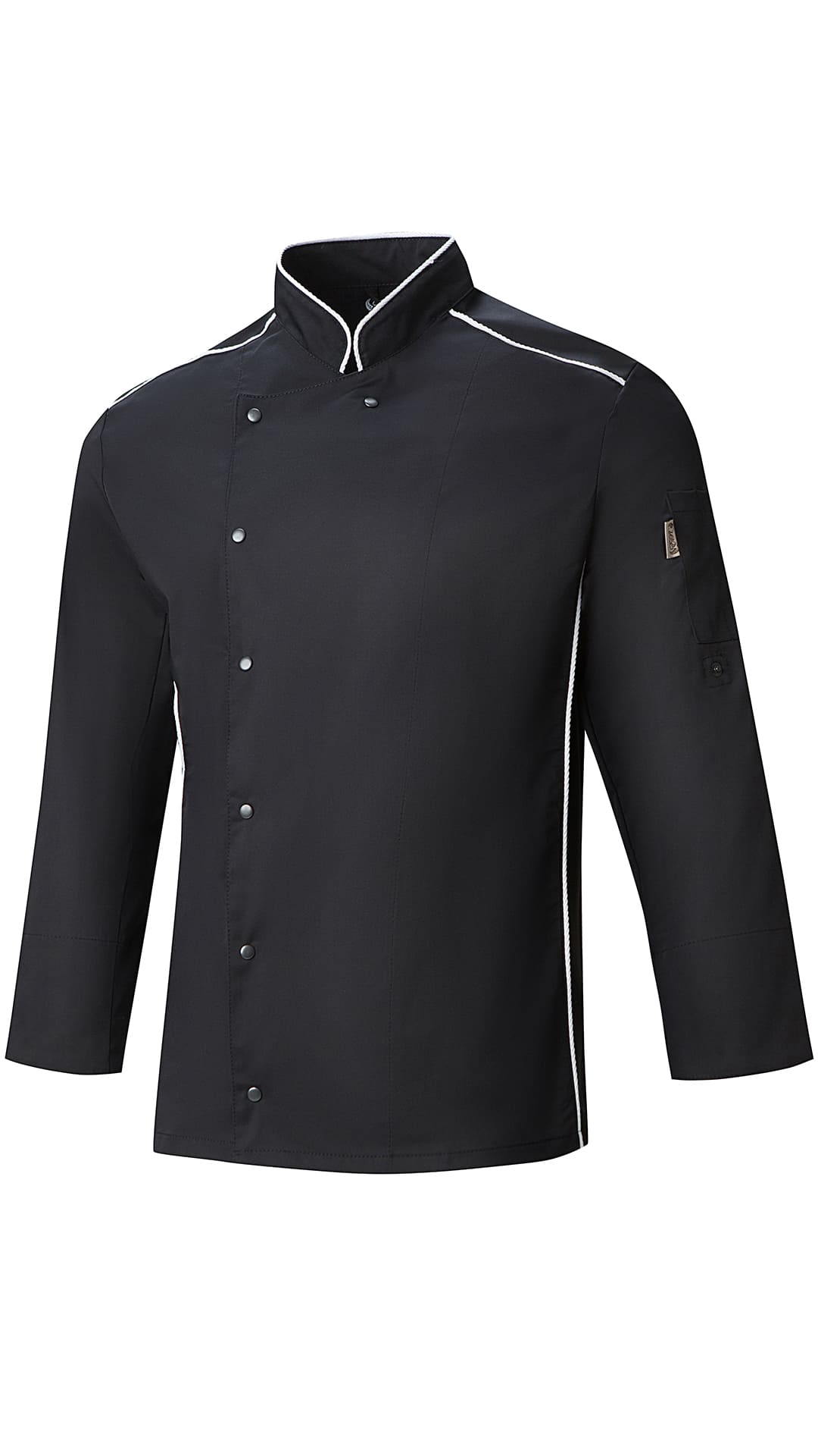 62610 Китель поварской black (черный) RICON  Повар  размер 58 (XXXXL) 