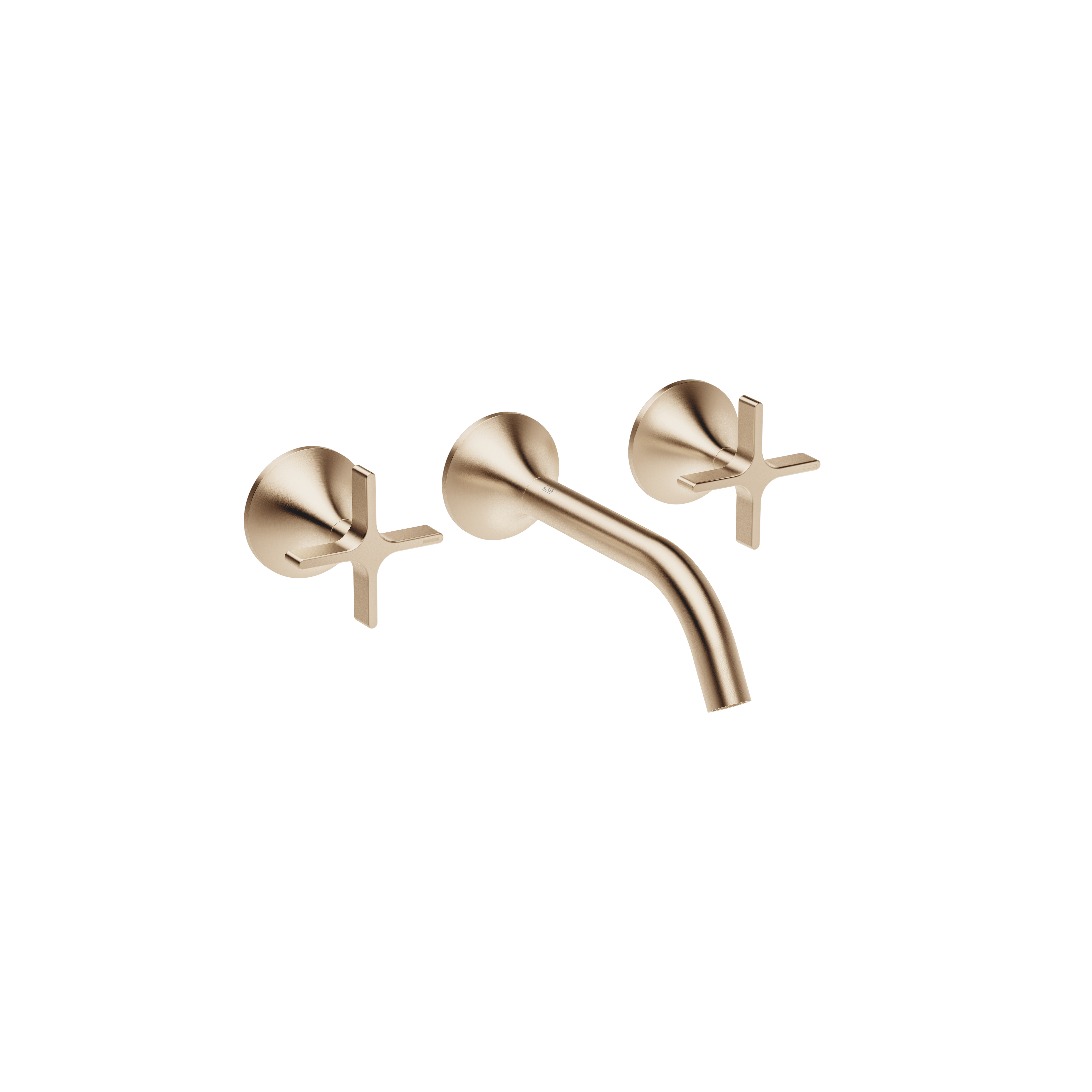 VAIA Смеситель для раковины настенный без донного клапана - Brushed Champagne (22-каратное золото) 36712809-46 DornBracht