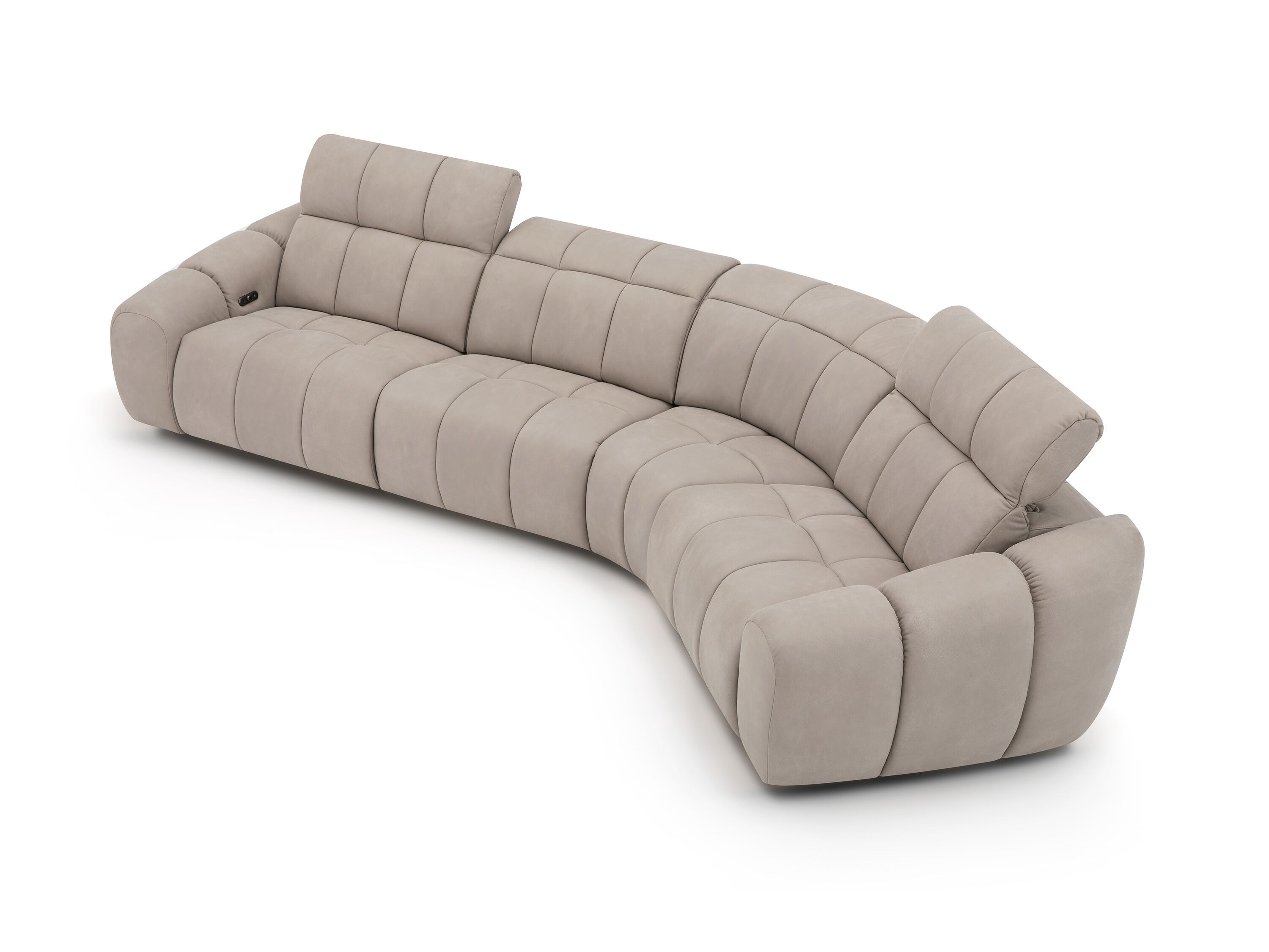 Модульный кожаный диван с электроприводом CAMPO DE' FIORI CHOCCO ARCH-00097049 - Вид №2