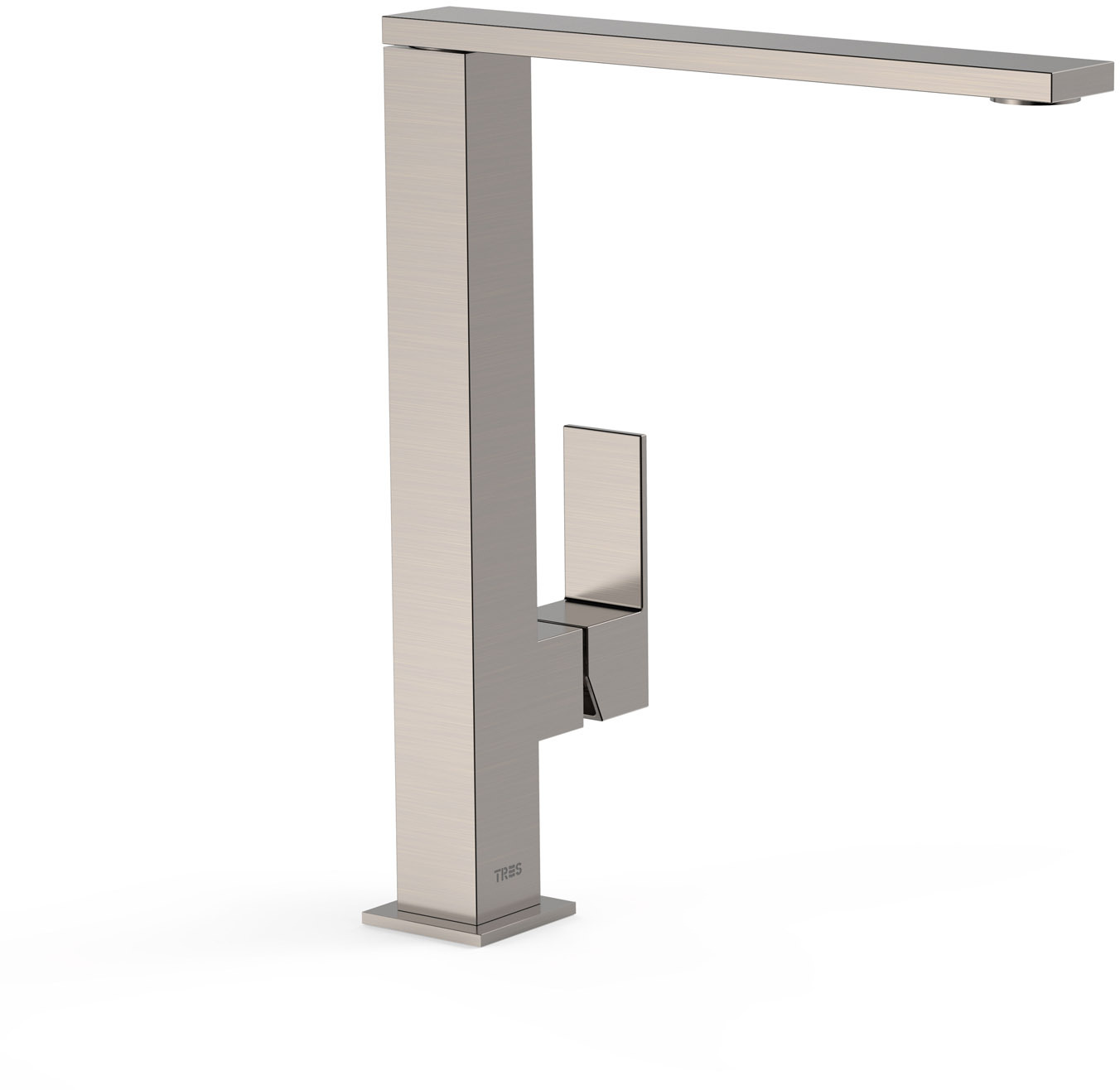 Смеситель для раковины CUADRO High с одной ручкой и боковым рычагом-00648501AC TRES