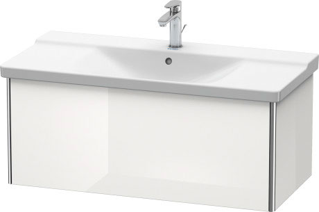 XS408201818 Тумбочка подвесная XSquare #XS4082 1010 x 473 мм Белый матовый, декор Duravit - Вид №2