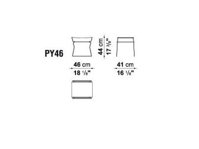 Стальной квадратный журнальный столик B&B Italia Pyllon ARCH-00145947 - Вид №4