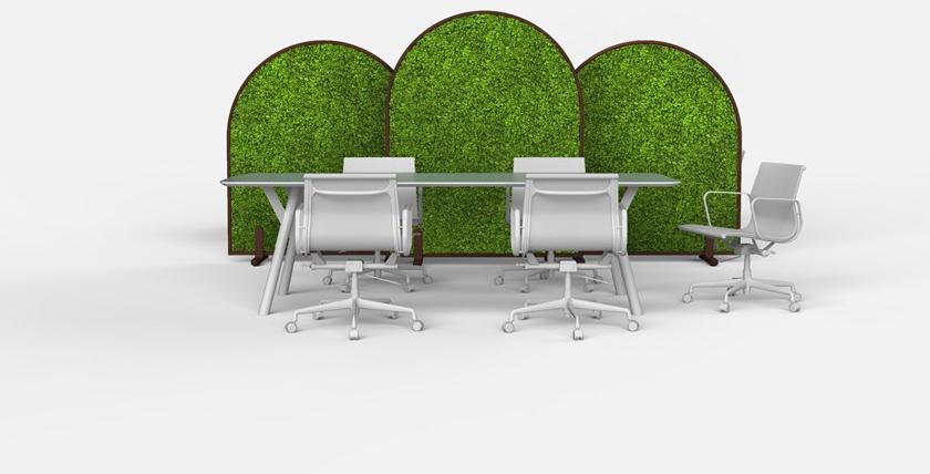 GREEN MOOD Звукопоглощающая офисная перегородка на колесах Design sun-id-1433653 - Вид №26