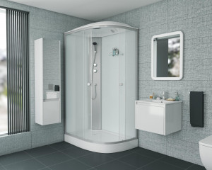 Душевая кабина NG- 4312-08R (1200х800х2150) низкий поддон(13см) стекло МАТОВОЕ