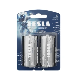 92018543 Батарейка Tesla D Silver+ 2 шт. STLM-1488323