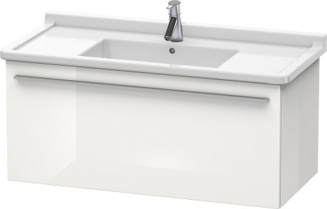 XL605804343 X-Large Тумбочка подвесная Базальт матовый, декор Duravit - Вид №2