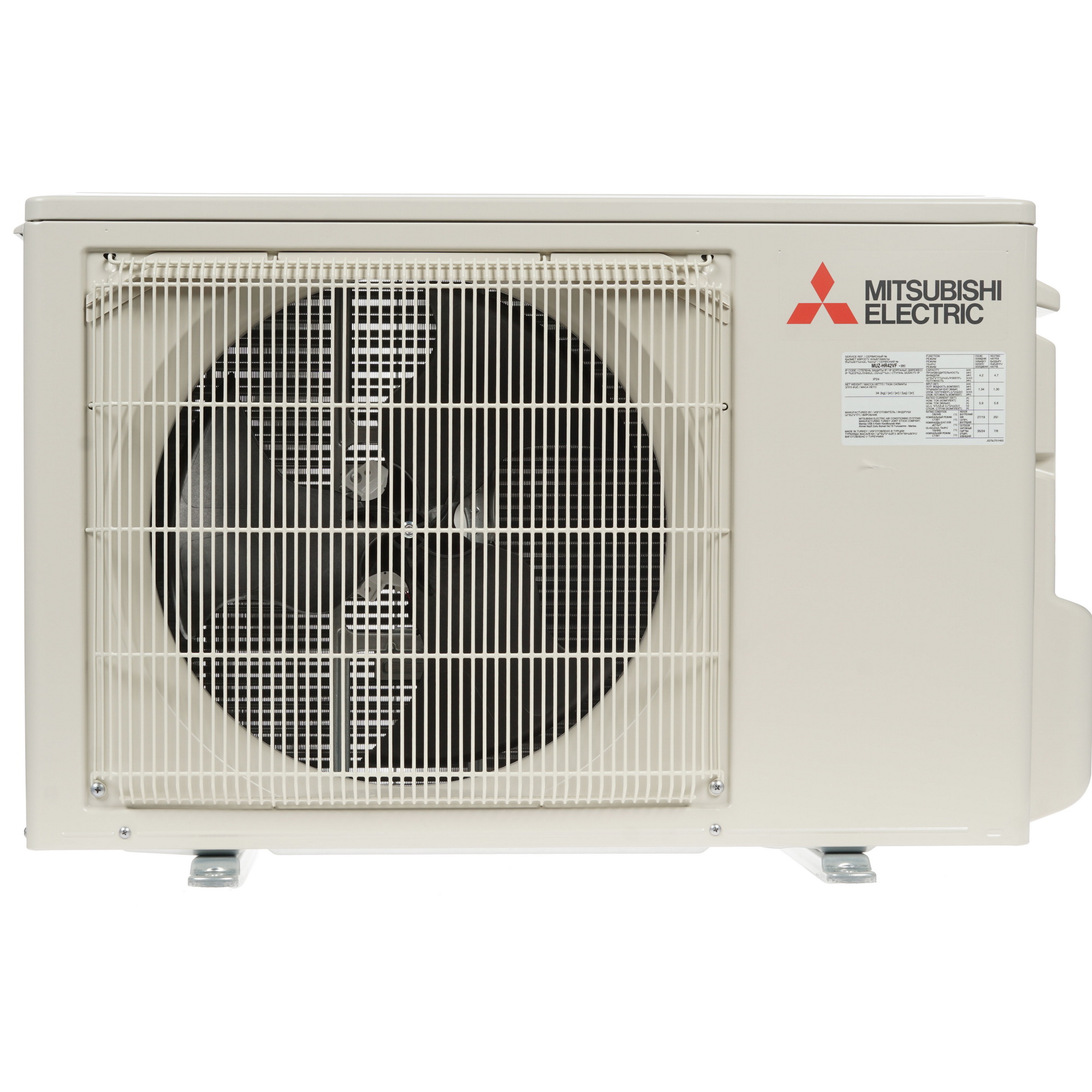 8176407 Кондиционер настенный сплит-система Mitsubishi Electric MSZ-HR42VF/MUZ-HR42VF белый STDN-0012668 - Вид №5