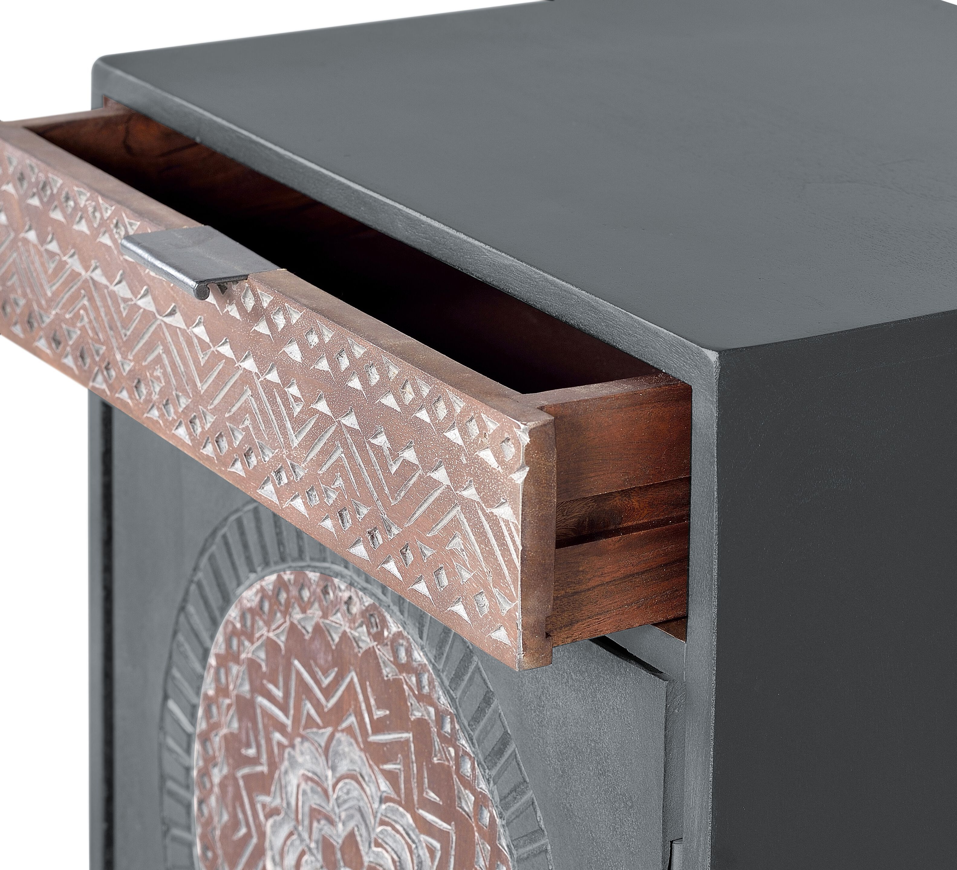 Прямоугольная тумбочка из манго Giner y Colomer Wood Mandala ARCH-00142495 - Вид №2