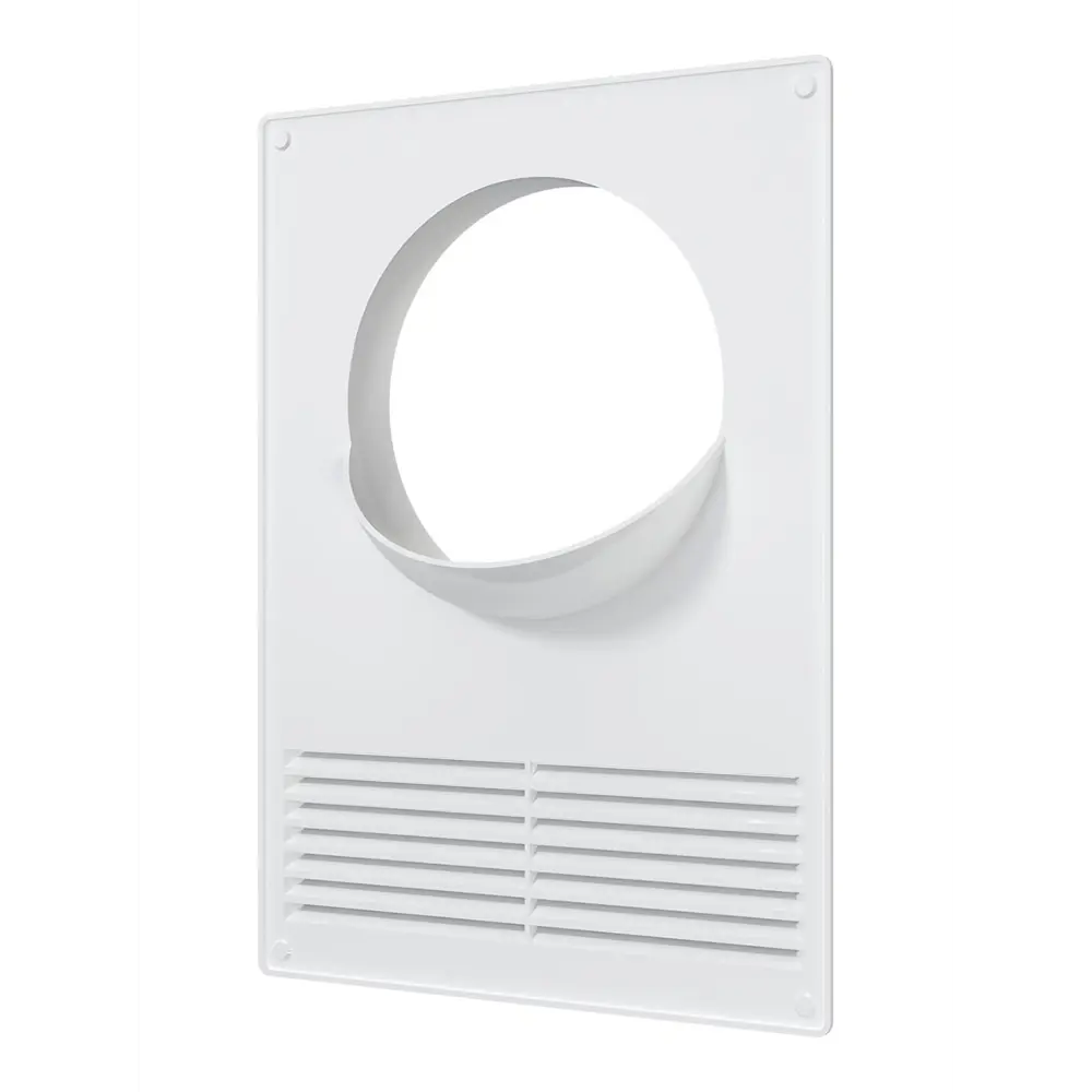 Вентиляционная решетка с фланцем Fonet 180x250 мм пластик цвет белый STLM-2142407 - Вид №3