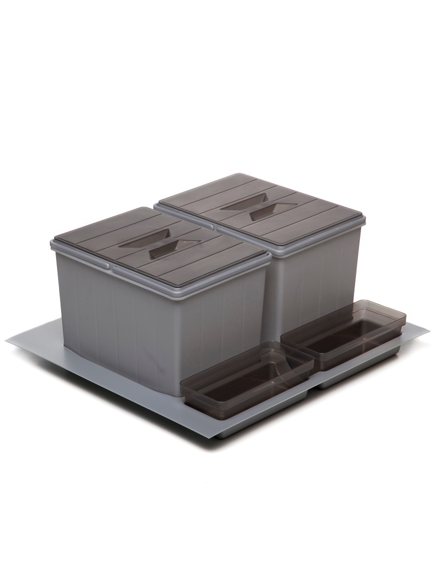 Система сортировки мусора Omega 600/24 Metallic Grey NAVAKO 10100