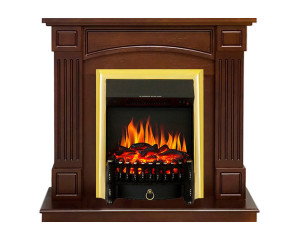 90817510 Каминокомплект Boston с очагом Fobos FX BR 1800Вт темный дуб STLM-0396071 ROYAL FLAME