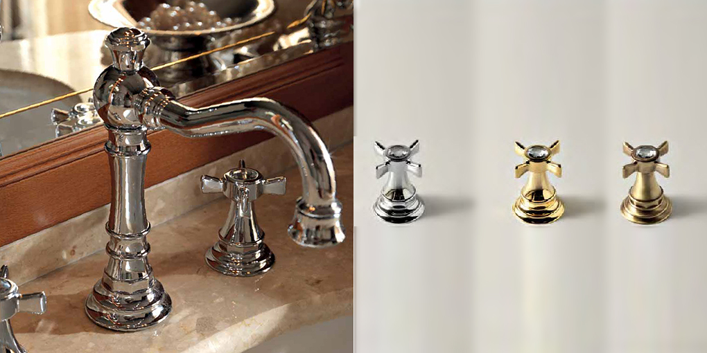 Смеситель для раковины на 3 отв. SBLV-BB-xx Eurodesign Diamond SBLVBBXX - Вид №1