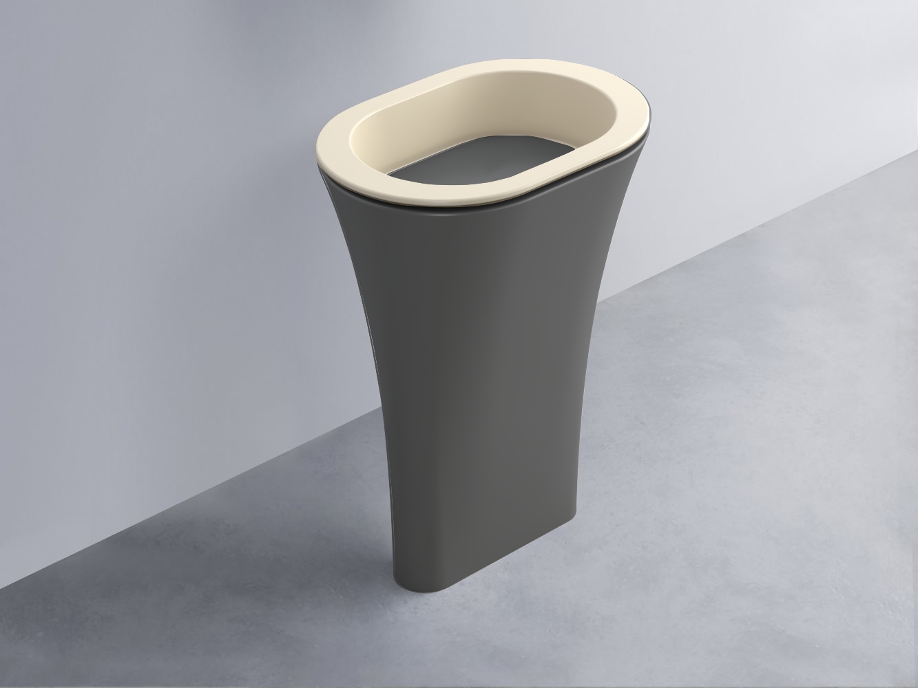 AMLA65-LN+AMPILO-CM+AMCOLO-CM Раковина Amedeo Ovale отдельностоящая cielo Enjoy + Amedeo Ceramica Cielo