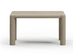 Деревянный прямоугольный садовый столик