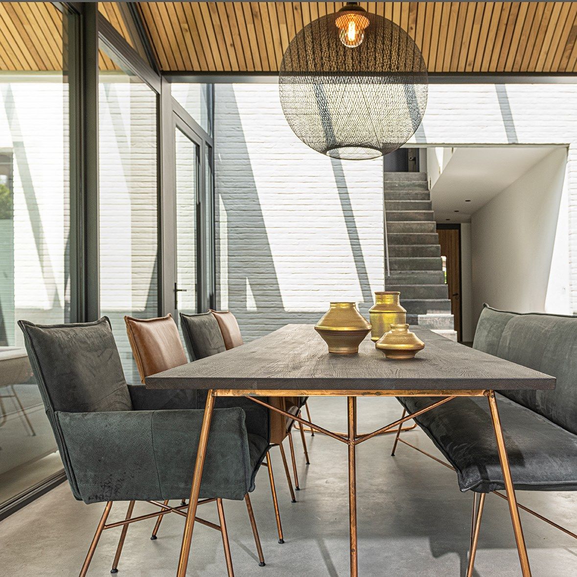 3-местный кожаный диван Jess Vidar ARCH-00030475 - Вид №6