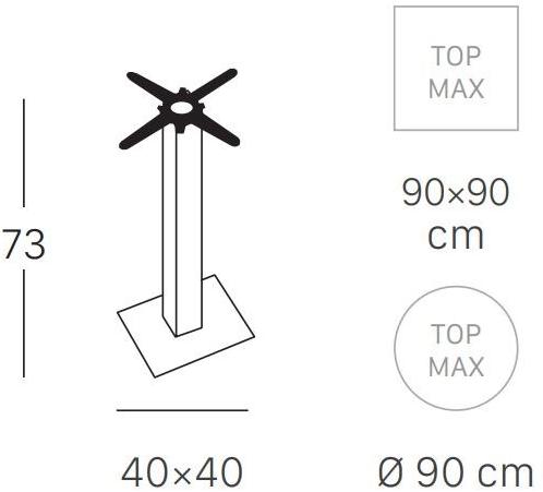 SCAB DESIGN Квадратный стол для договора Tiffany sun-id-1408883 - Вид №8