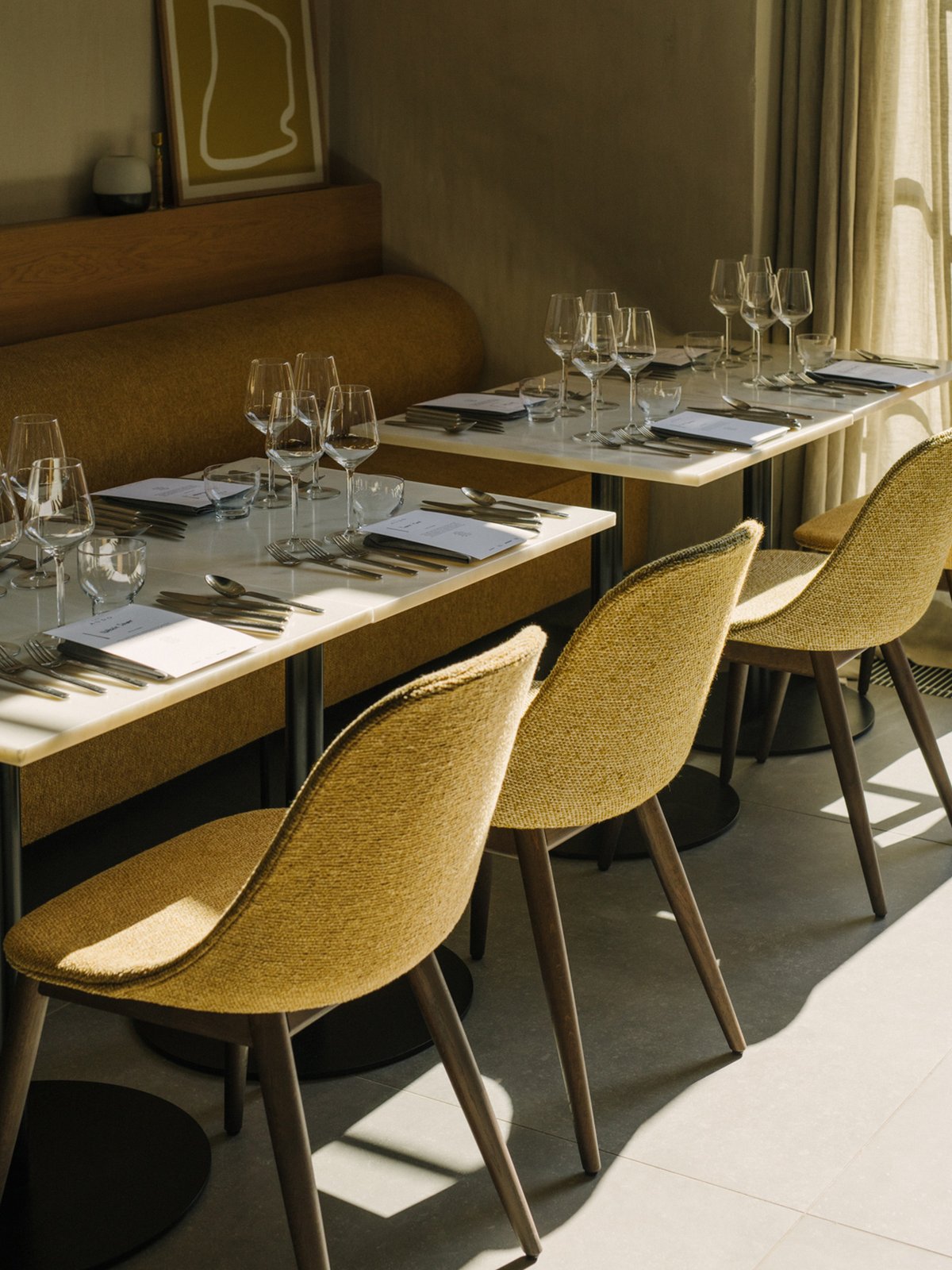 9395001-013K01ZZ MENU Боковой обеденный стул Harbour, деревянная основа, обитый Темный мореный дуб | Городской бархат - CA7832 / 060  - Вид №7