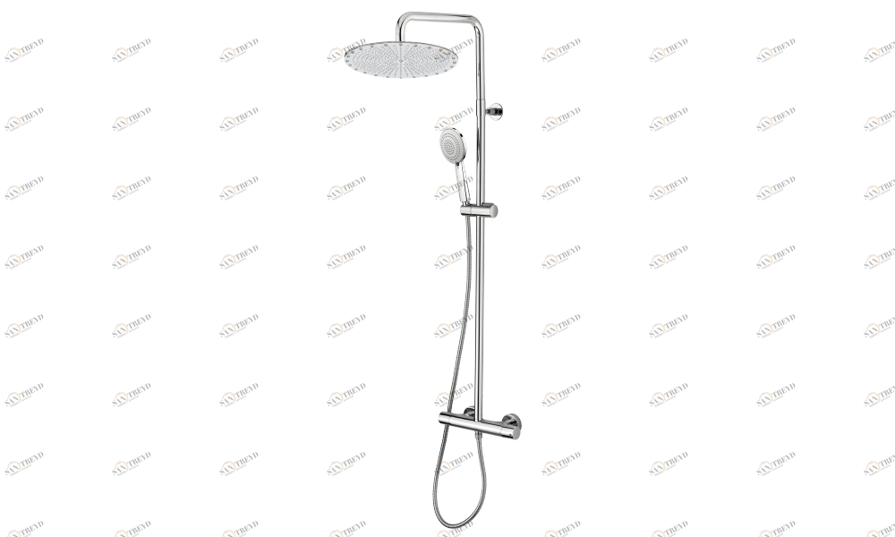 L20011 Душевая колонна PARIS Ø 300 mm - Termostatico BOSSINI 