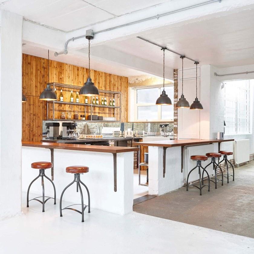 Industville Регулируемый по высоте стул из железа и кожи  St-c-l  - Вид №2