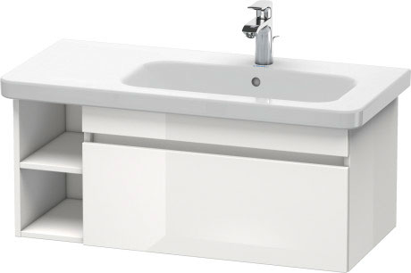 DS639602121 Тумбочка подвесная DuraStyle #DS6396 930 x 448 мм Орех темный декор Duravit - Вид №2
