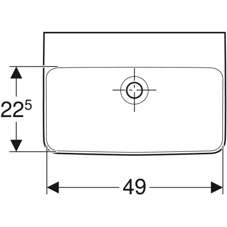 501.714.00.1 Раковина Geberit Renova Compact Geberit  - Вид №18