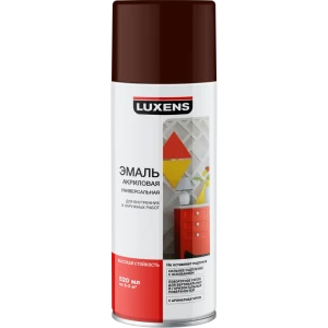 Эмаль аэрозольная Luxens цвет шоколадно-коричневый 0.52 л
