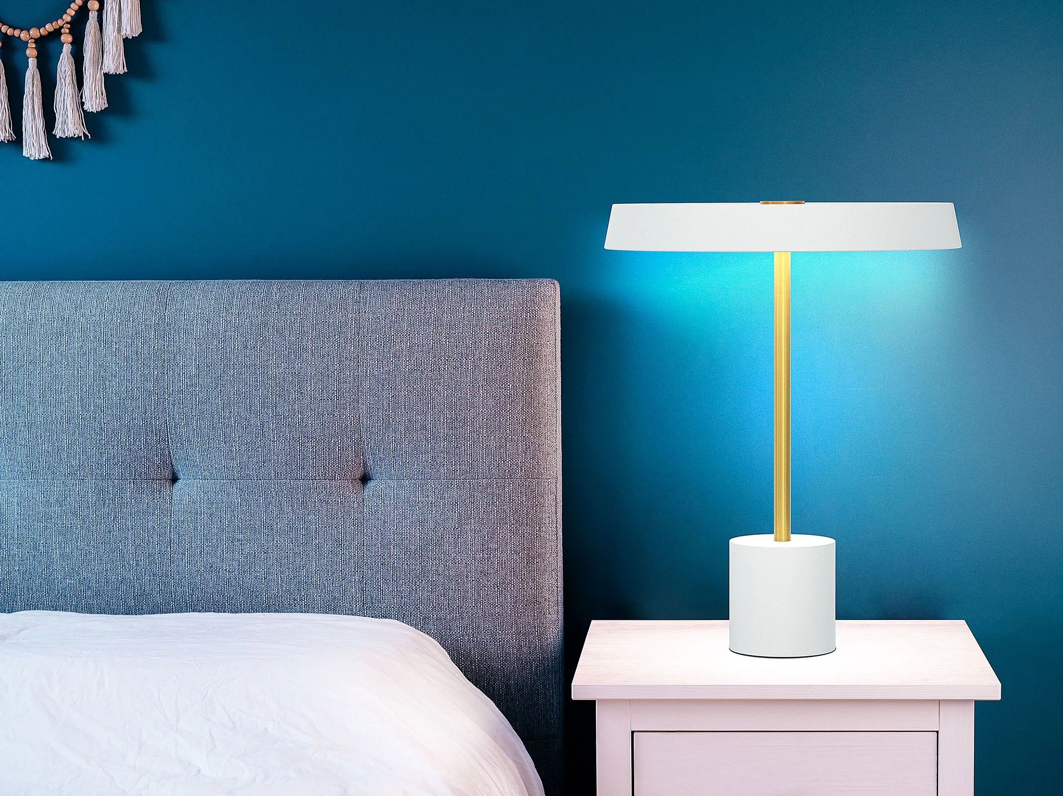 Металлическая светодиодная настольная лампа Valaisin Grönlund Kimber ARCH-00101251 - Вид №13