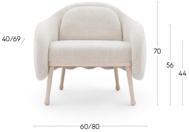 Billiani Кресло с подлокотниками Corolla 271 - Вид №8