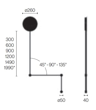 Металлический светодиодный настенный светильник ZAVA DOT TO DOT ARCH-00095536 - Вид №4
