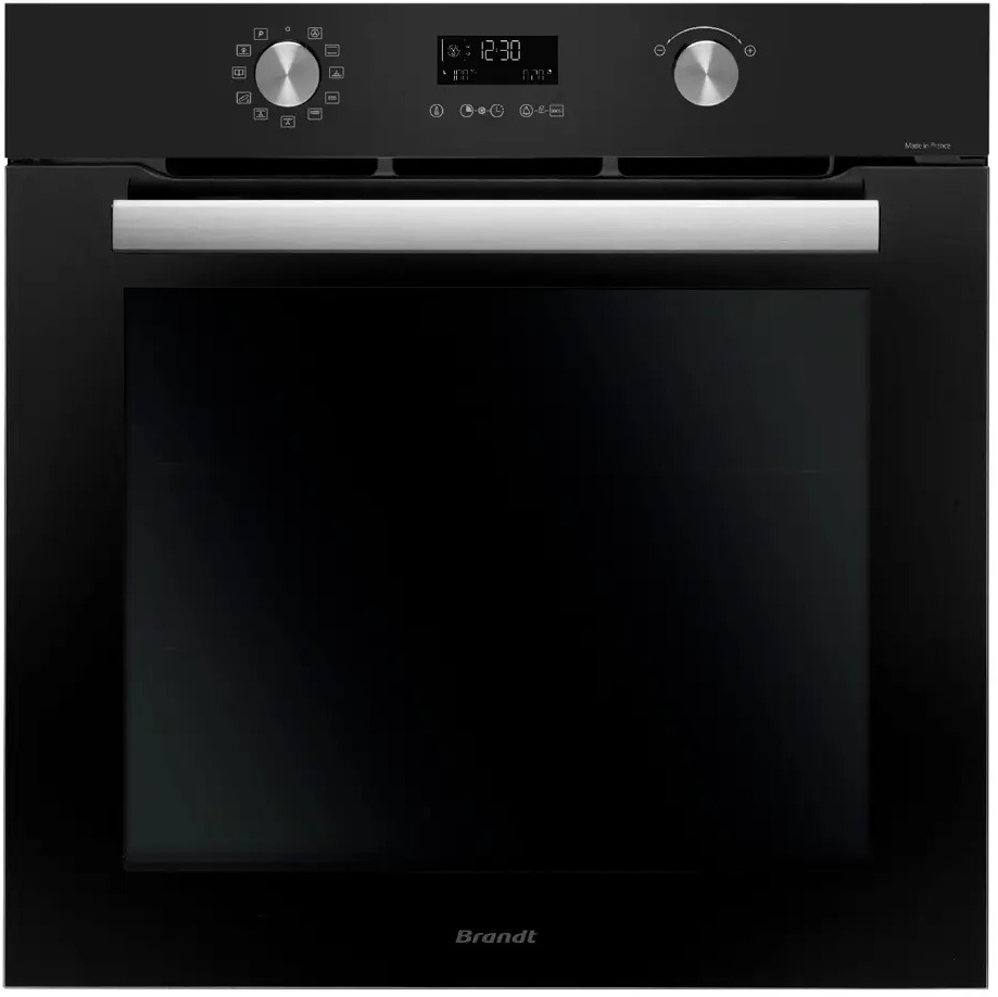 91248024 Электрический встраиваемый духовой шкаф Brandt BOP2438B 59.2x59.6x54.4 см цвет черный металлик STLM-0872409