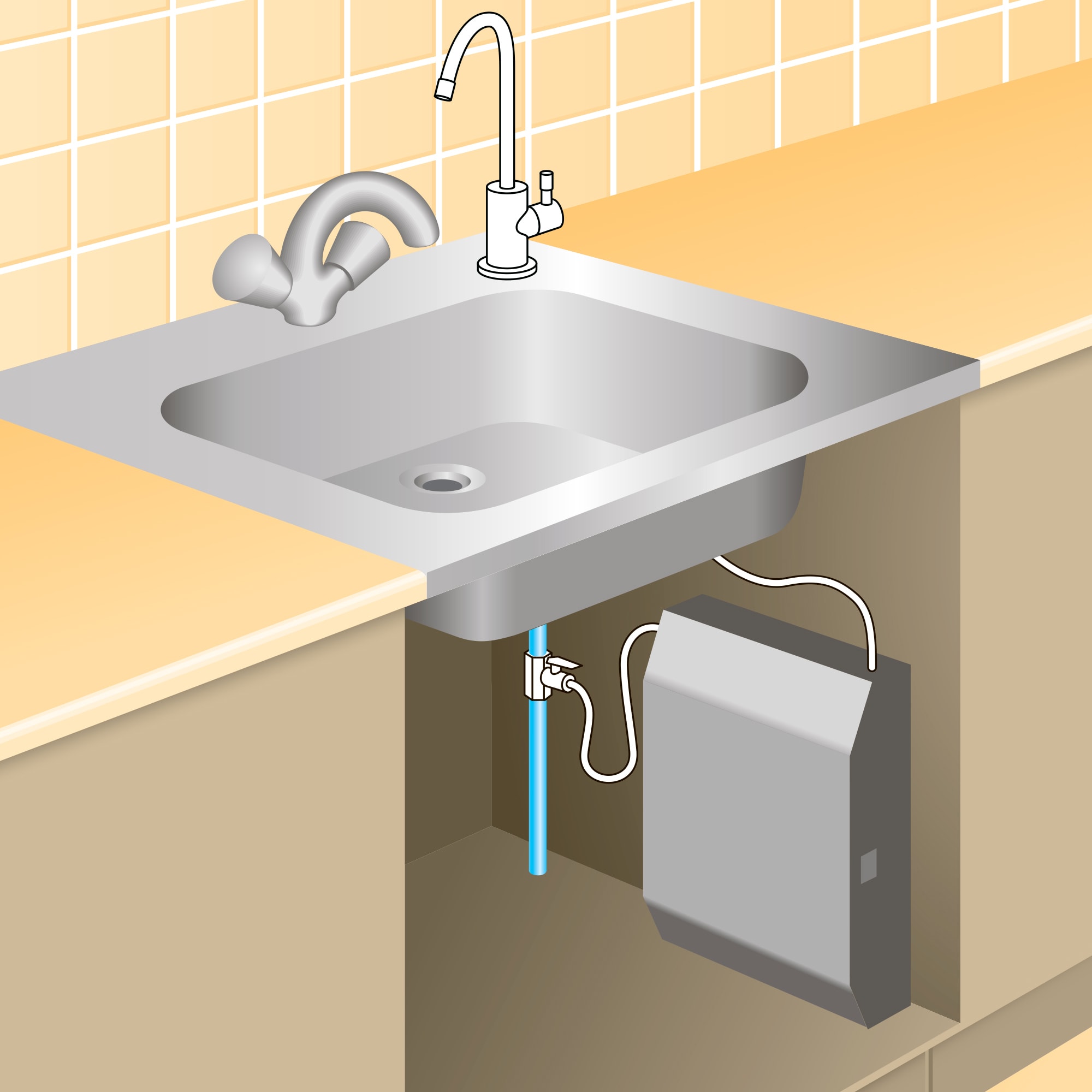 13658119 Система пятиступенчатая Новая вода «Expert М410 Prio» для жёсткой воды Santreyd  - Вид №6