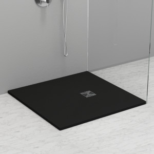 703154 Душевой поддон из минерального литья АНТРАЦИТ в комплекте с сифоном, Kerasan DOCCIA Италия