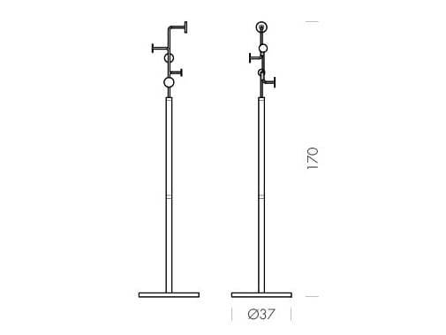 Напольная вешалка из дуба Gazzda крюк ARCH-00087032 - Вид №15