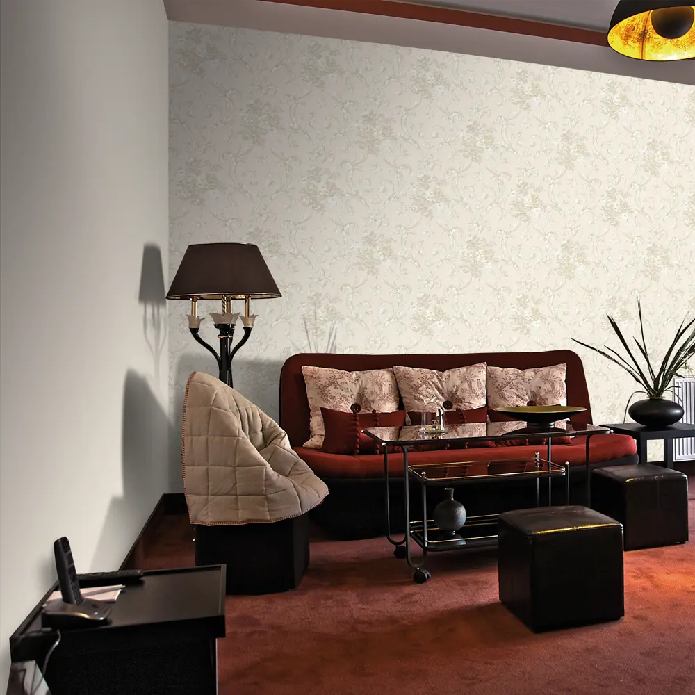 Обои флизелиновые Erismann Elegance бежевые 1.06 м 4391-3 82136413 STLM-2206322 - Вид №1