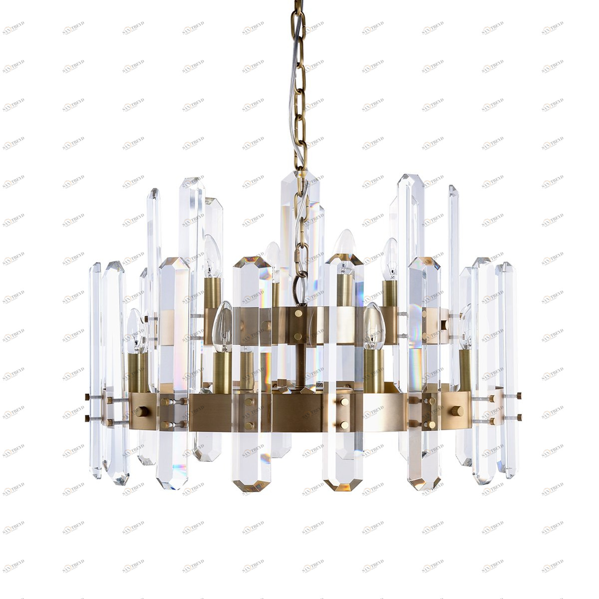 Светильник подвесной 42х61,5 см золотой Bonnington BRCH9058 DELIGHT COLLECTION ДИЗАЙНЕРСКИЕ 00-3883072 Золото;прозрачный 