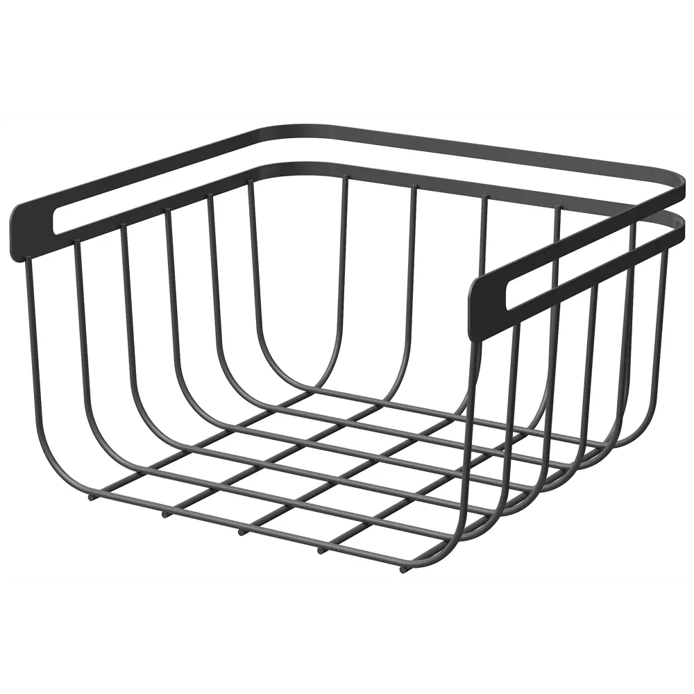 Вставка сетчатая для полки Spaceo KUB Paris 32x17.4x30.8 cм металл цвет черный 82006882 STLM-2067757