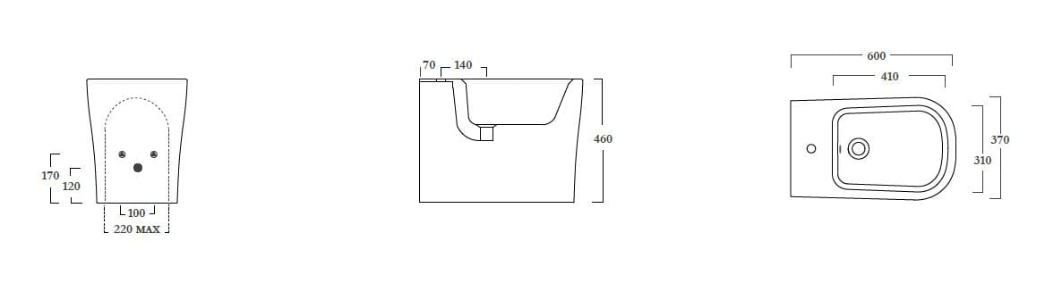 Туалет в оконном шкафу без бриды Olympia Ceramica OMNIA ARCH-00145676 - Вид №3