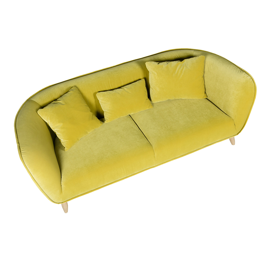 Трехместный диван MAJA лаймовый Sits S1391 - Вид №3