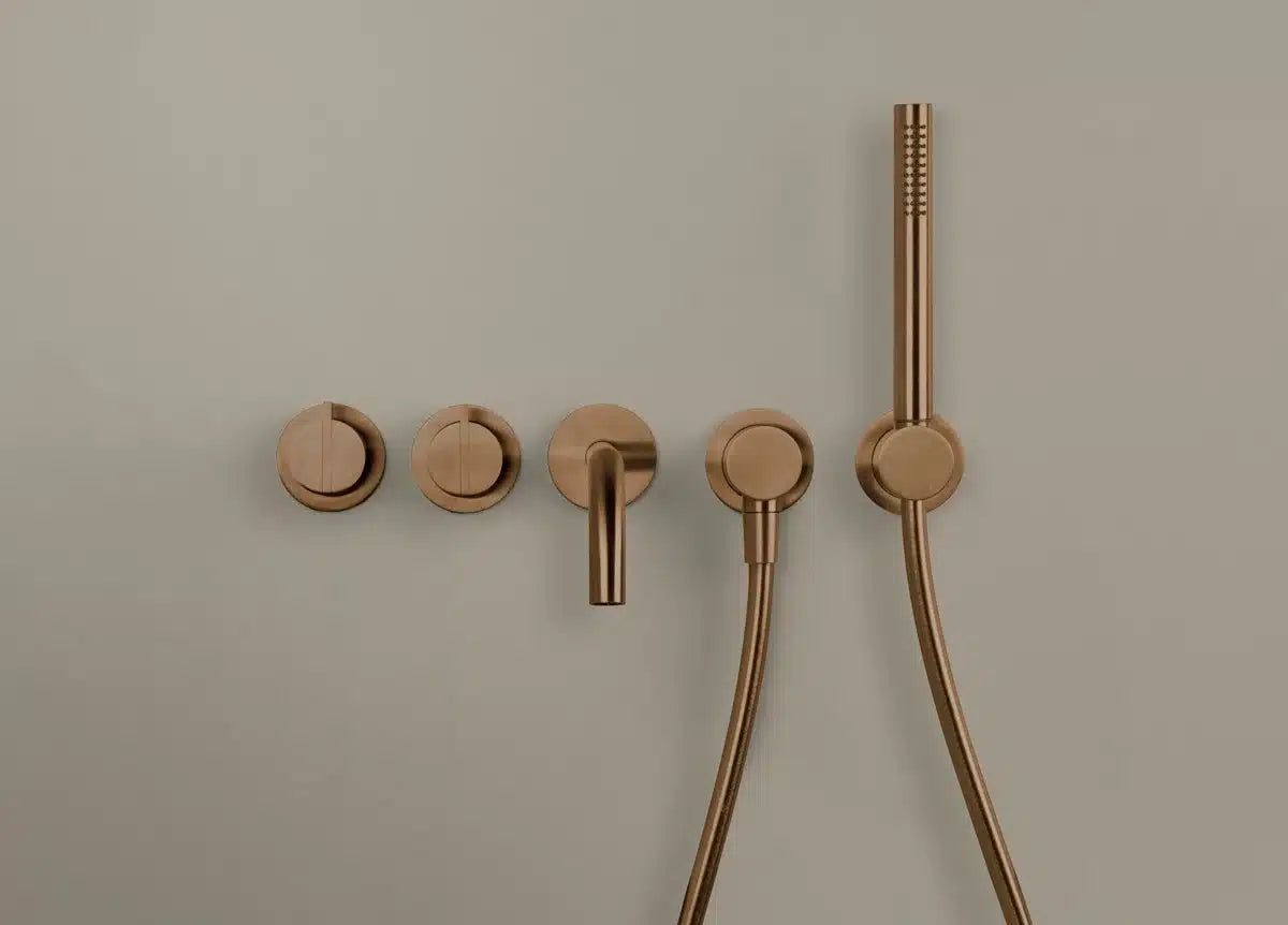 Термостатический смеситель для ванны с 5 отверстиями и ручным душем COCOON Piet Boon ARCH-00122577 - Вид №4