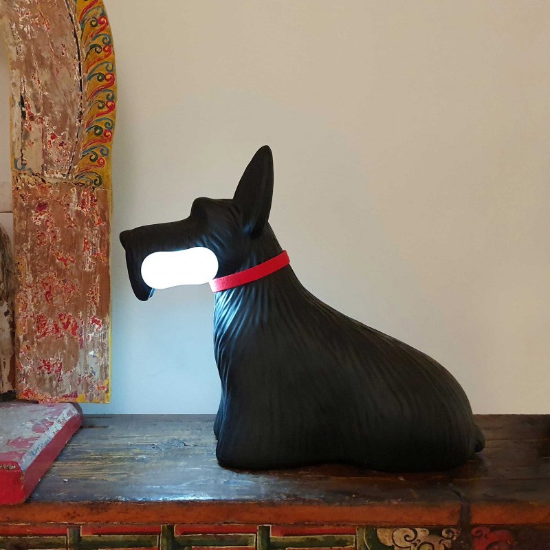 Qeeboo SCOTTIE 34001BL Black лампа настольная 120366 - Вид №1