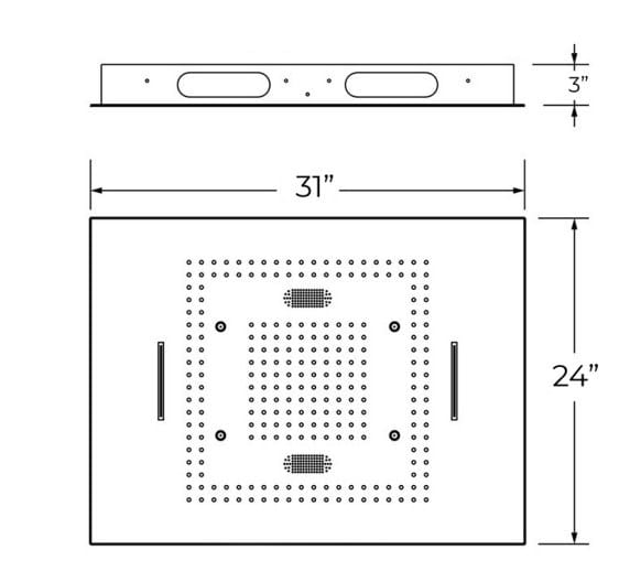 Светодиодный набор для душа из нержавеющей стали с ручным душем Fontana Showers FS1461 ARCH-00127403 - Вид №6