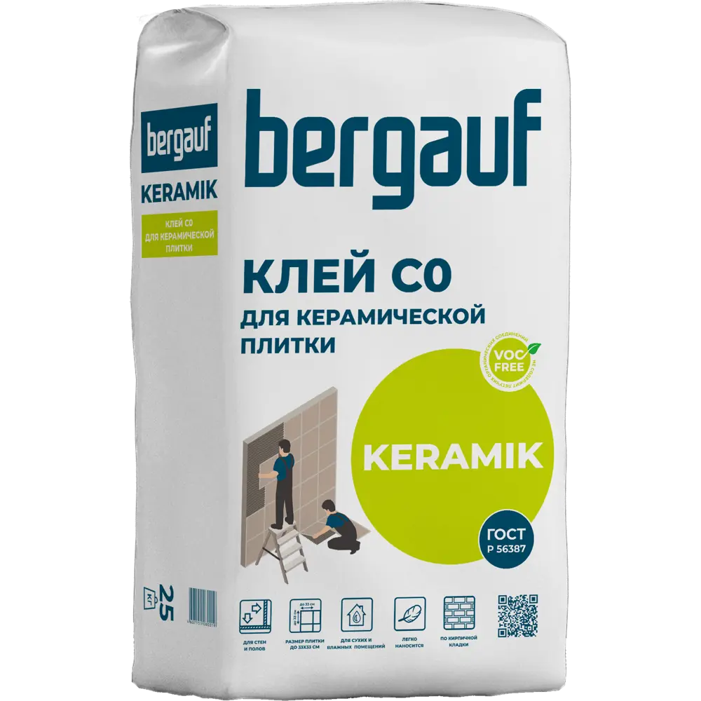 Клей для плитки Bergauf Keramik 25 кг STLM-2016009