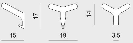 Viganò Настенная вешалка для офиса из пластика Stilo sun-id-1365234 - Вид №3