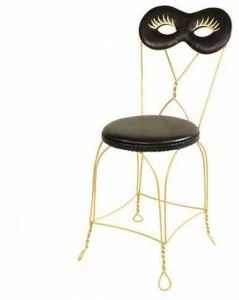 altreforme Стул из алюминиевой проволоки и кожи Arlecchino