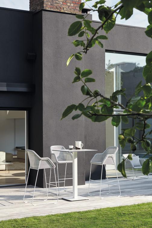 MNST130 Барный стул 60 лава шнур 2мм орешник Manutti Mood - Вид №1