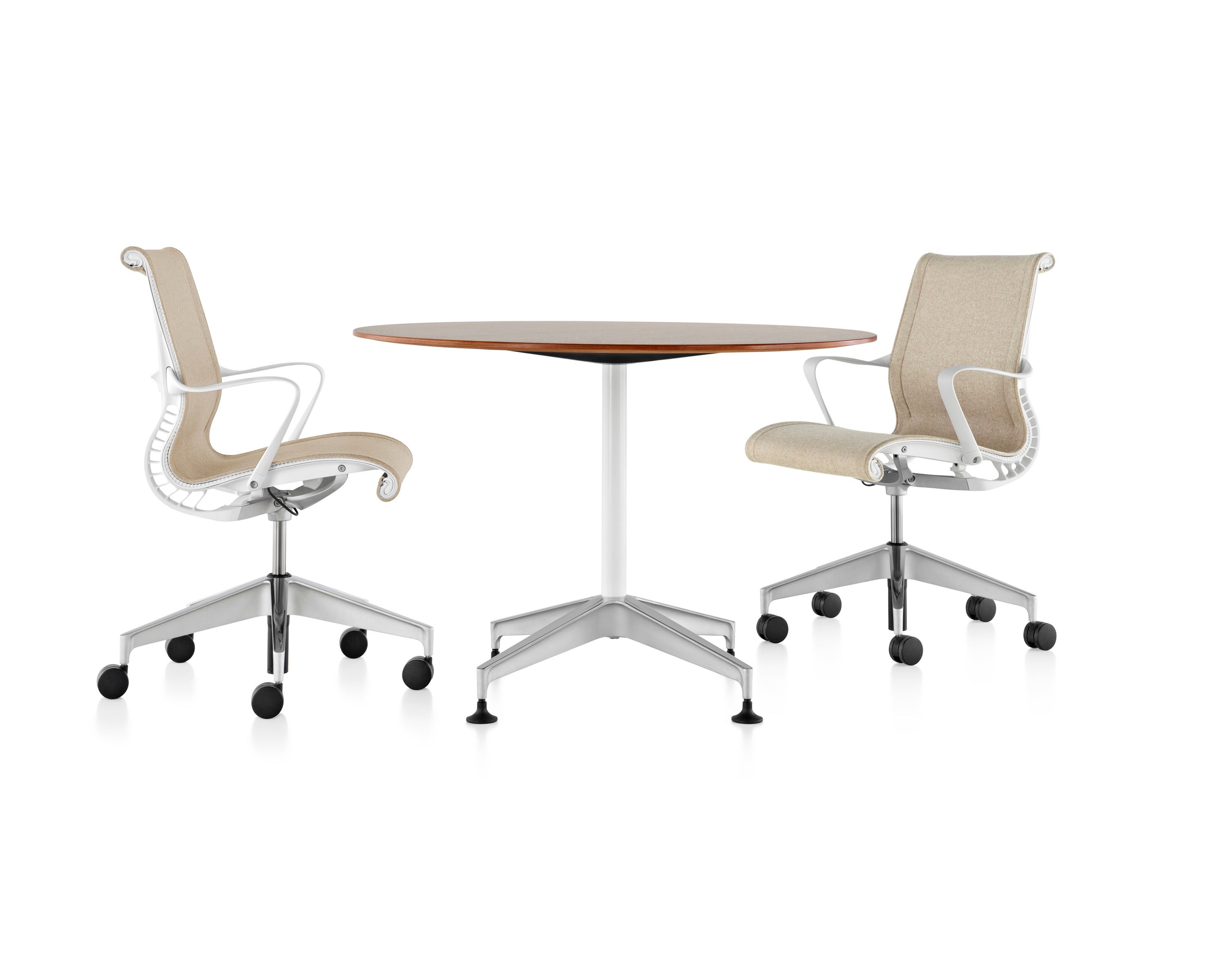 Эргономичный поворотный тканевый офисный стул с подлокотниками Herman Miller Setu ARCH-00086992 - Вид №22